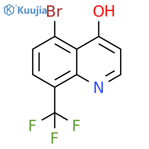 5-Bromo-8-(trifluoromethyl)quinolin-4(1H)-one structure