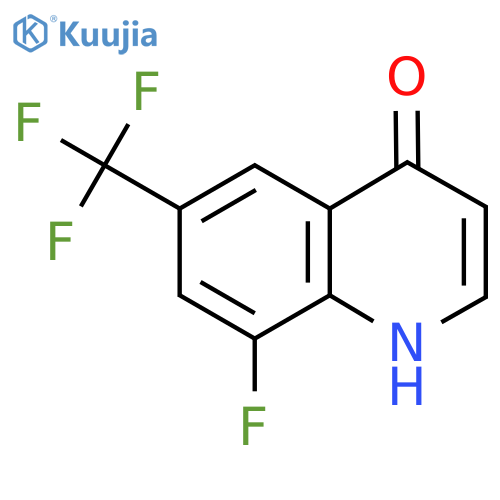 8-Fluoro-6-(trifluoromethyl)quinolin-4(1H)-one structure