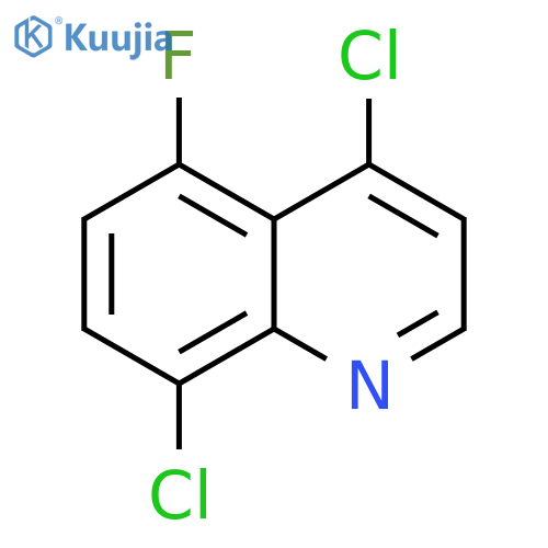 Quinoline, 4,8-dichloro-5-fluoro- structure