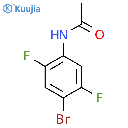 N-(4-Bromo-2,5-difluorophenyl)acetamide structure