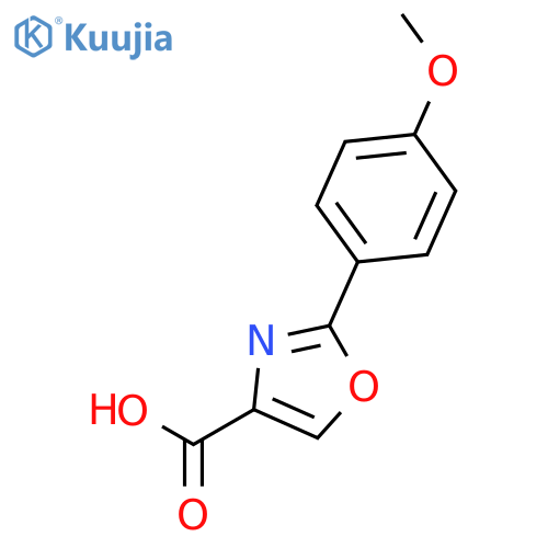 2-(4-Methoxyphenyl)oxazole-4-carboxylic acid structure
