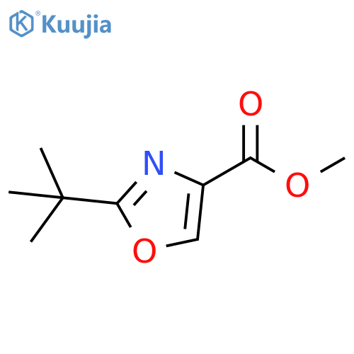 Methyl2-(tert-Butyl)oxazole-4-carboxylate structure