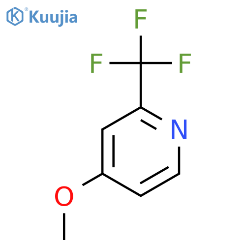 4-Methoxy-2-(trifluoromethyl)pyridine structure