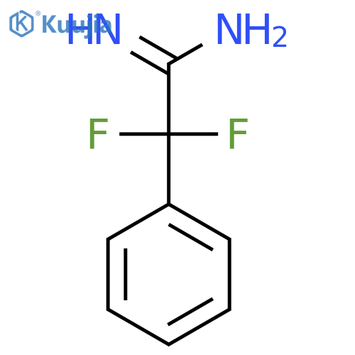 2,2-Difluoro-2-phenylethanimidamide structure