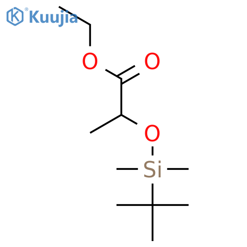 (S)-Ethyl 2-((tert-butyldimethylsilyl)oxy)propanoate structure