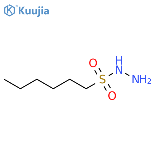 1-Hexanesulfonic acid, hydrazide structure