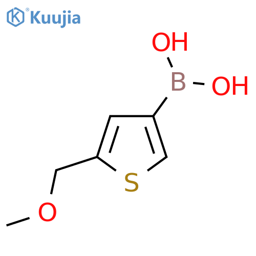 5-(methoxymethyl)thiophen-3-ylboronic acid structure