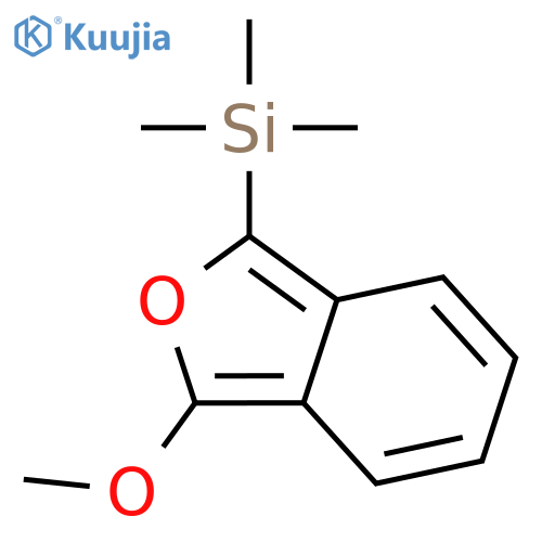 Silane, (3-methoxy-1-isobenzofuranyl)trimethyl- structure