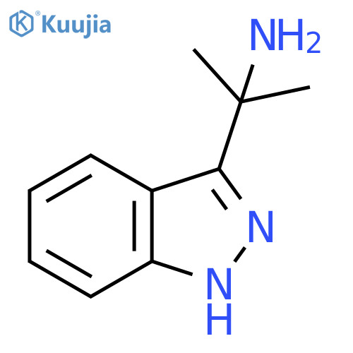 2-(1H-indazol-3-yl)propan-2-amine structure