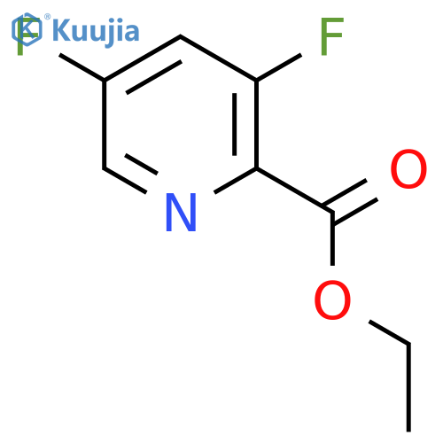 ETHYL 3,5-DIFLUOROPYRIDINE-2-CARBOXYLATE structure