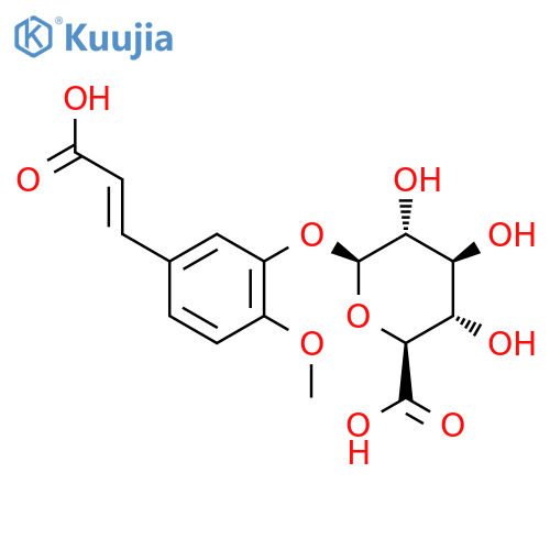 Isoferulic Acid 3-O-b-D-Glucuronide structure