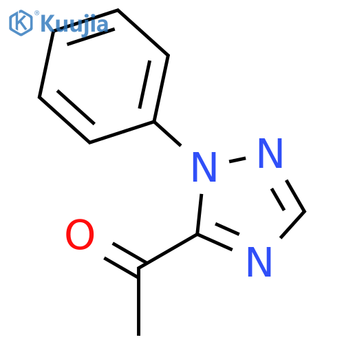 Ethanone, 1-(1-phenyl-1H-1,2,4-triazol-5-yl)- structure