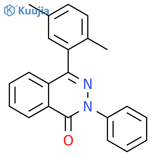 1(2H)-Phthalazinone, 4-(2,5-dimethylphenyl)-2-phenyl- structure