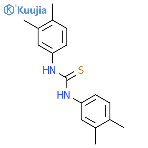 Thiourea, N,N'-bis(3,4-dimethylphenyl)- structure