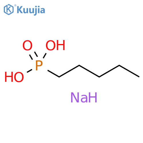 Phosphonic acid, pentyl-, disodium salt (9CI) structure
