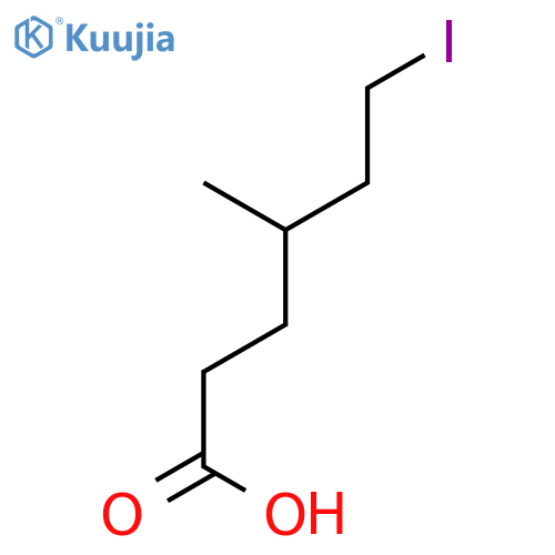 HEXANOIC ACID, 6-IODO-4-METHYL- structure