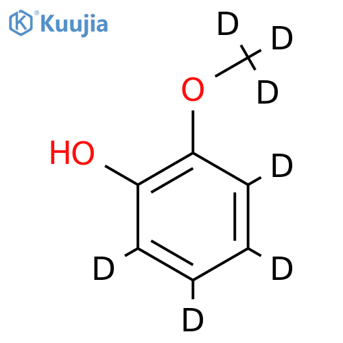 2-Methoxy-D3-phenol-3,4,5,6-D4 structure