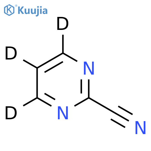 2-Cyanopyrimidine-d3 structure