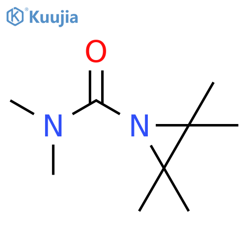 1-Aziridinecarboxamide, N,N,2,2,3,3-hexamethyl- structure