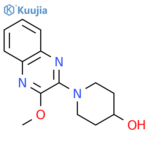 1-(3-Methoxy-quinoxalin-2-yl)-piperidin-4-ol structure