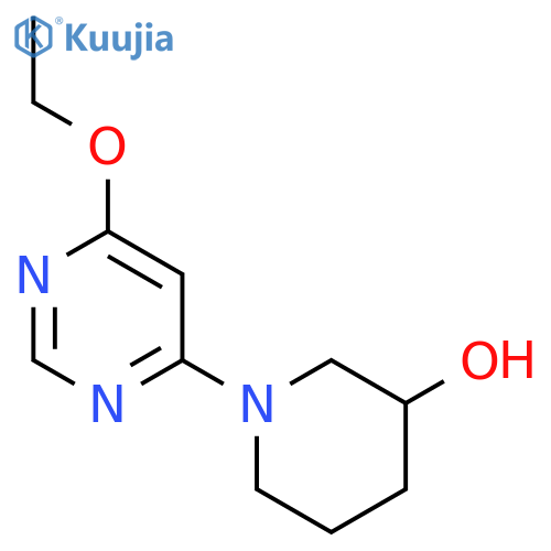 1-(6-Ethoxypyrimidin-4-yl)piperidin-3-ol structure