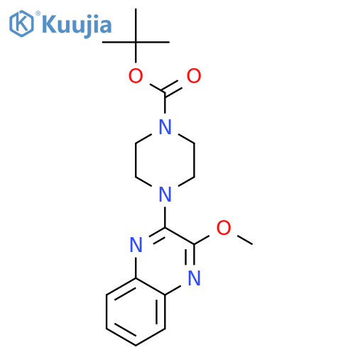 Tert-butyl 4-(3-methoxyquinoxalin-2-yl)piperazine-1-carboxylate structure