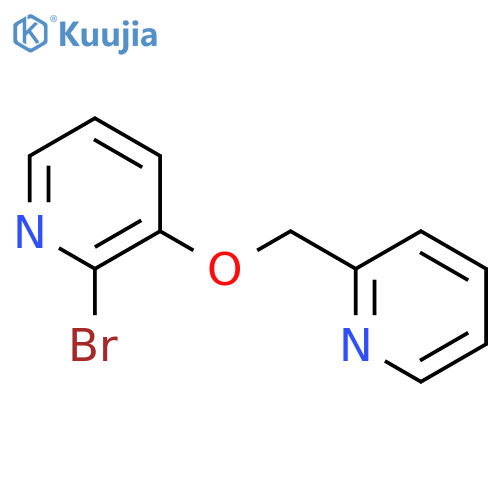 2-Bromo-3-(pyridin-2-ylmethoxy)-pyridine structure