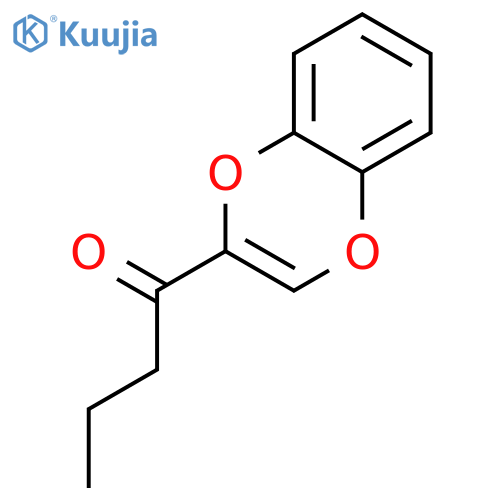 1-Butanone, 1-(1,4-benzodioxin-2-yl)- structure