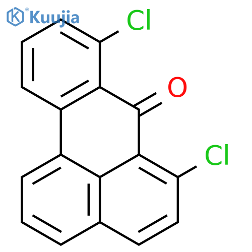 7H-Benz[de]anthracen-7-one, 6,8-dichloro- structure