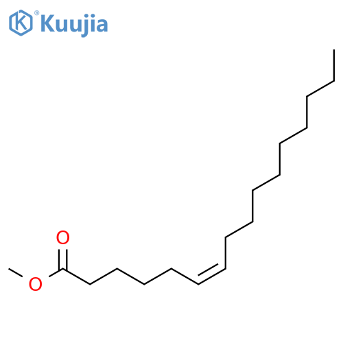 6-Hexadecenoic acid, methyl ester, (Z)- structure