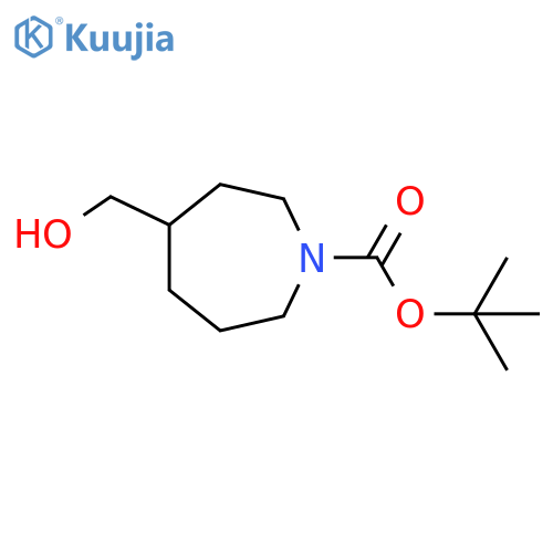 Tert-Butyl 4-(hydroxymethyl)azepane-1-carboxylate structure