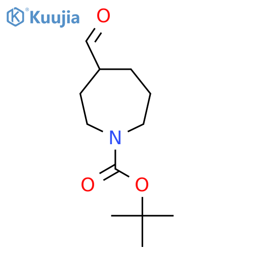 tert-butyl 4-formylazepane-1-carboxylate structure