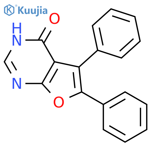 5,6-Diphenylfuro2,3-dpyrimidin-4(3H)-one structure