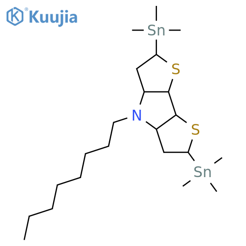 4-Octyl-2,6-bis(trimethylstannyl)-4h-dithieno[3,2-b:2’,3’-d]pyrrole structure