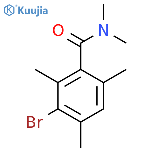 BENZAMIDE, 3-BROMO-N,N,2,4,6-PENTAMETHYL-, (+)- structure