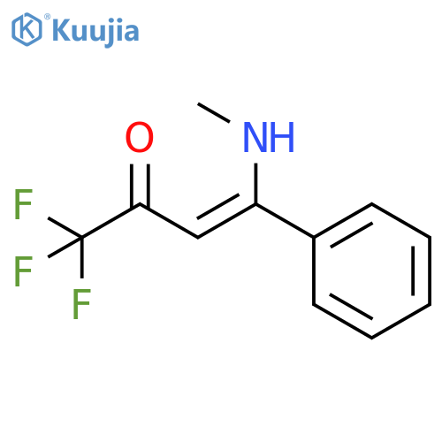 3-BUTEN-2-ONE, 1,1,1-TRIFLUORO-4-(METHYLAMINO)-4-PHENYL-, (Z)- structure