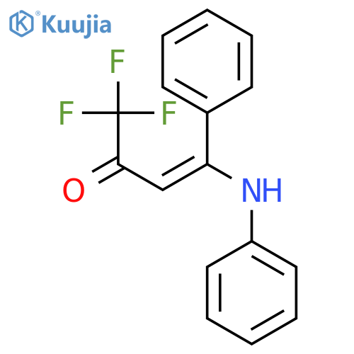 3-Buten-2-one, 1,1,1-trifluoro-4-phenyl-4-(phenylamino)-, (3Z)- structure