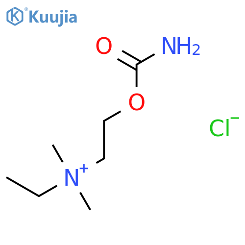 Ethanaminium, 2-[(aminocarbonyl)oxy]-N-ethyl-N,N-dimethyl-, chloride structure