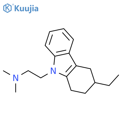 9H-Carbazole-9-ethanamine, 3-ethyl-1,2,3,4-tetrahydro-N,N-dimethyl- structure