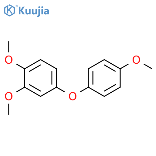 Benzene, 1,2-dimethoxy-4-(4-methoxyphenoxy)- structure