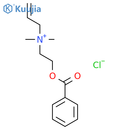 2-Propen-1-aminium, N-[2-(benzoyloxy)ethyl]-N,N-dimethyl-, chloride structure