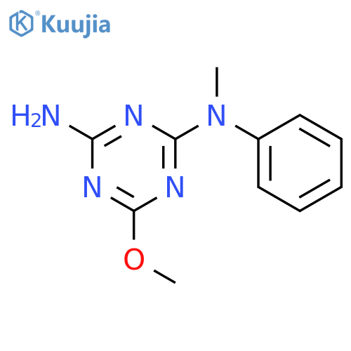 1,3,5-Triazine-2,4-diamine, 6-methoxy-N-methyl-N-phenyl- structure