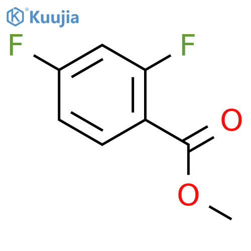 Methyl 2,4-difluorobenzoate structure