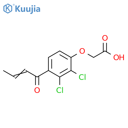 Acetic acid, [2,3-dichloro-4-(1-oxo-2-butenyl)phenoxy]- structure