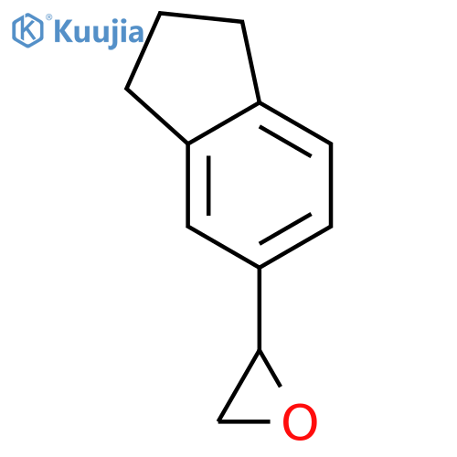 2-(2,3-dihydro-1h-inden-5-yl)oxirane structure