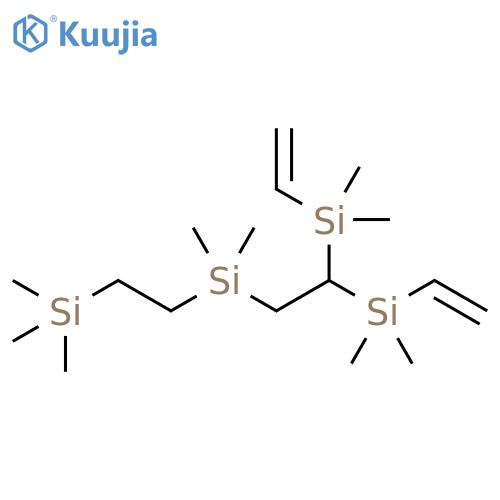 Silane,[2-[dimethyl[2-(trimethylsilyl)ethyl]silyl]ethylidene]bis[ethenyldimethyl- structure