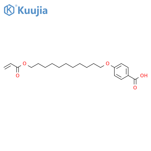Benzoic acid, 4-[[11-[(1-oxo-2-propenyl)oxy]undecyl]oxy]- structure
