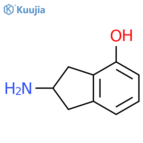 1H-Inden-4-ol, 2-amino-2,3-dihydro- structure
