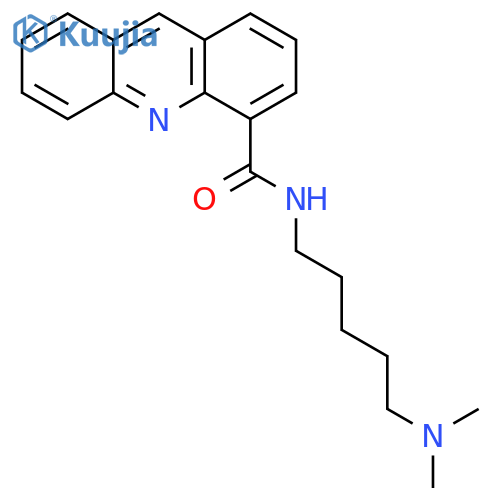 4-Acridinecarboxamide,N-[5-(dimethylamino)pentyl]- structure
