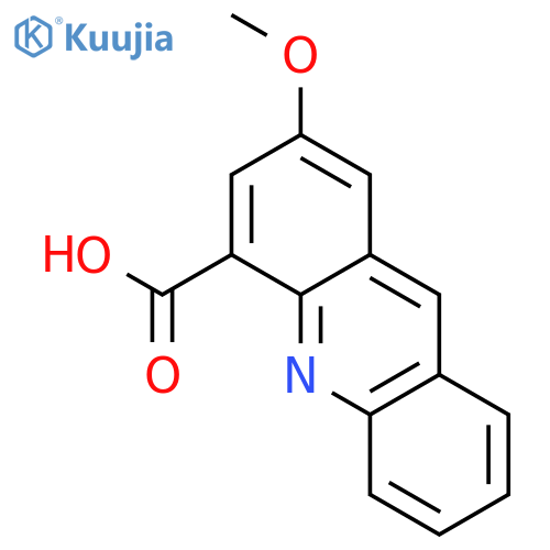 4-Acridinecarboxylic acid, 2-methoxy- structure